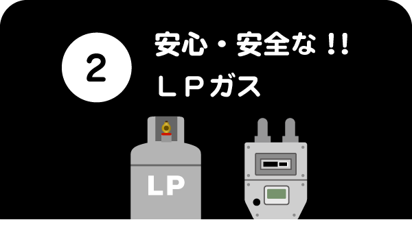 2.安心・安全な！！LPガス